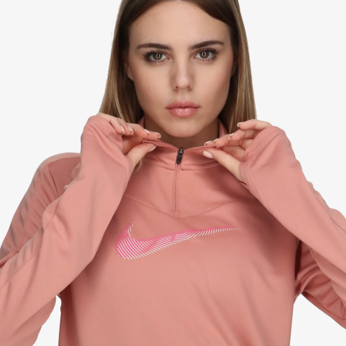 NIKE Majica dugih rukava Dri-FIT Swoosh
