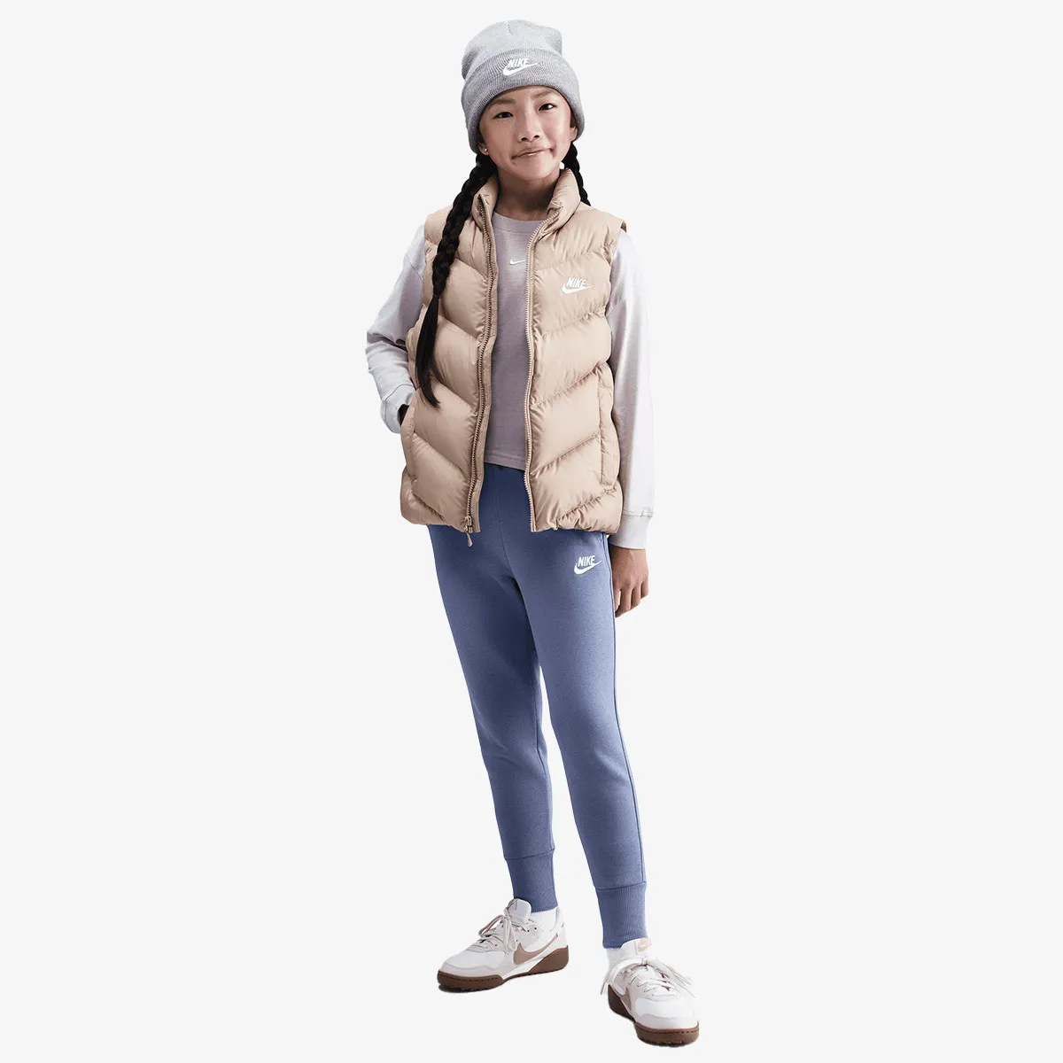 NIKE Donji deo trenerke G NSW CLUB FLC HR FTD PNT LBR
