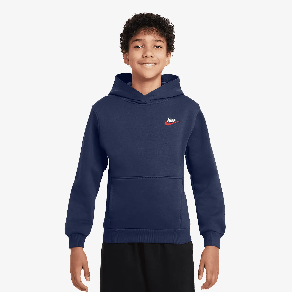 NIKE Dukserica K NSW CLUB FLC HDY LBR