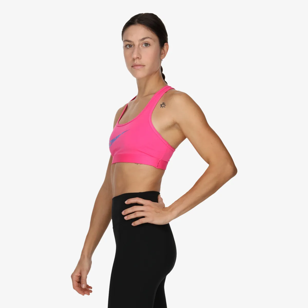 NIKE Bra W NK SWSH LS HBR BRA