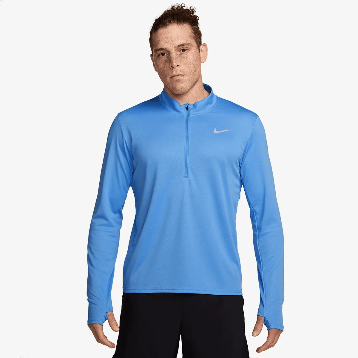 NIKE Majica dugih rukava M NK DF PACER TOP HZ 