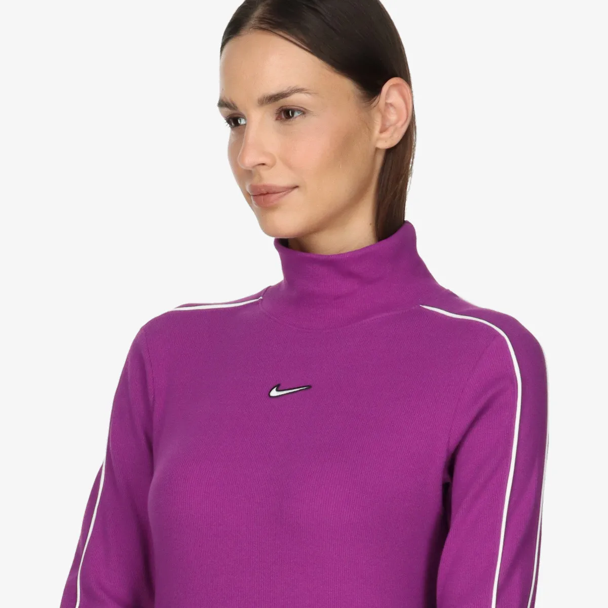 NIKE Majica dugih rukava W NSW LS TOP MOCK SW