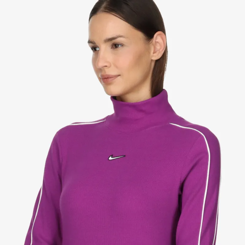 NIKE Majica dugih rukava W NSW LS TOP MOCK SW 