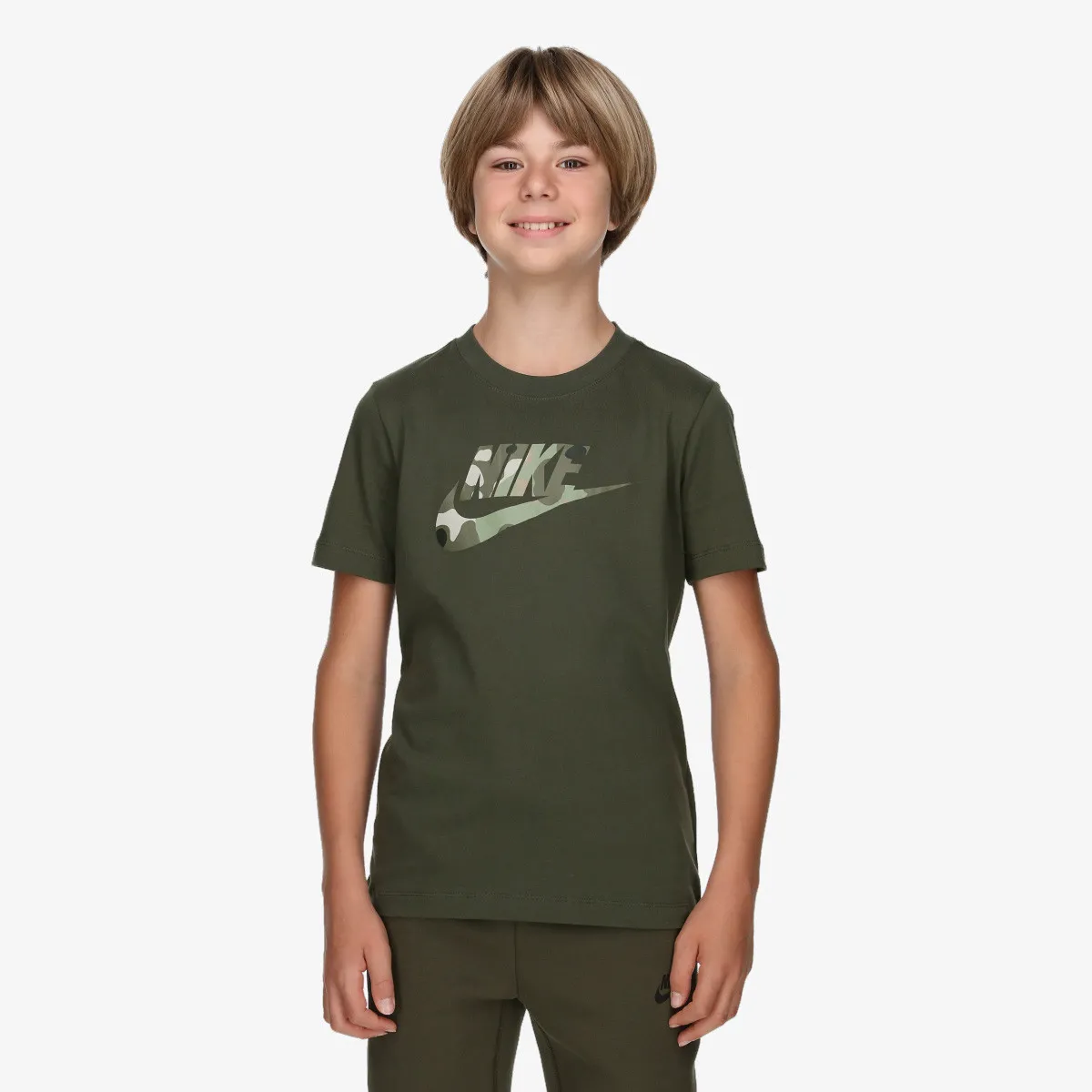 NIKE Majica K NSW TEE CLUB SSNL CAMO