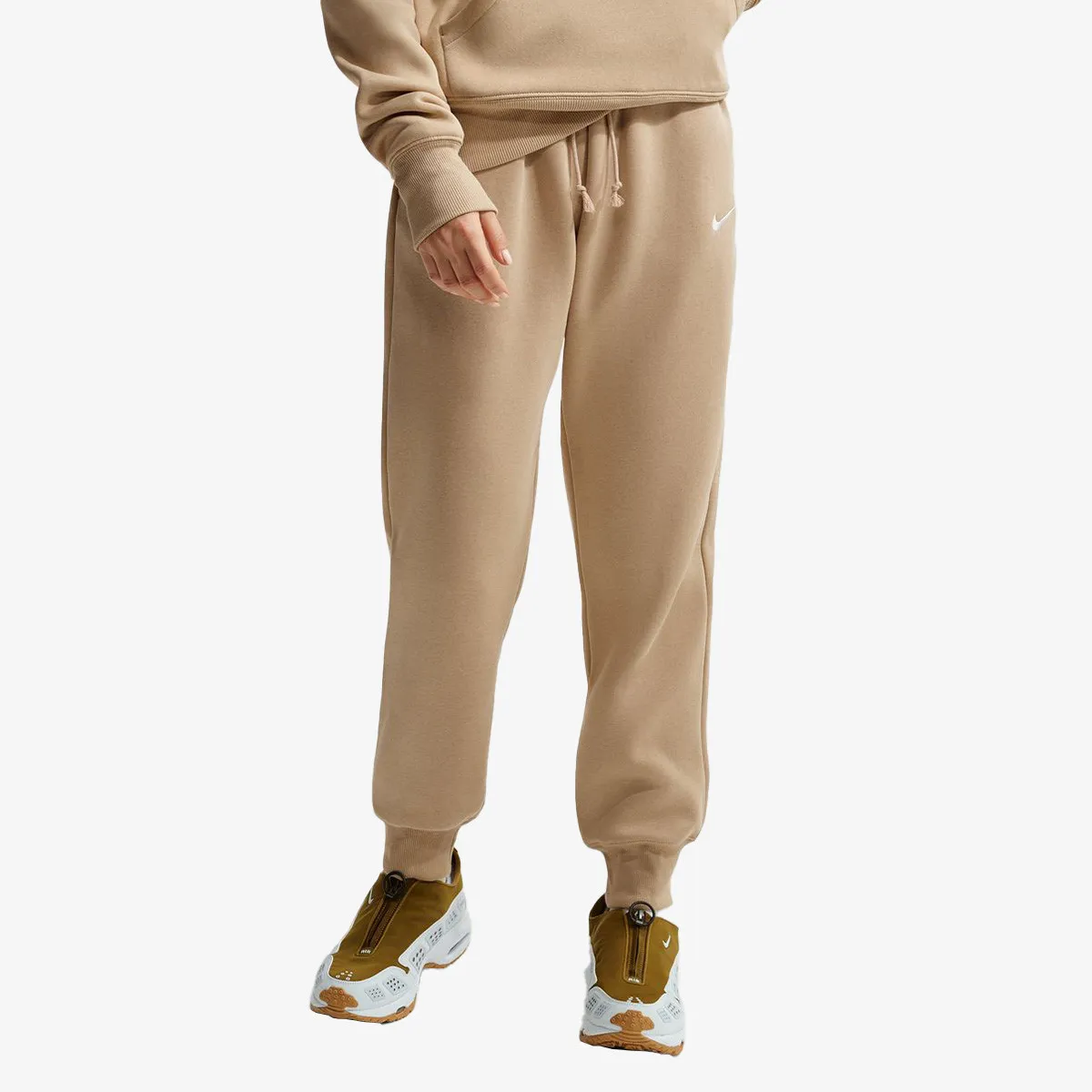 NIKE Donji deo trenerke W NSW PHNX FLC MR PANT STD 