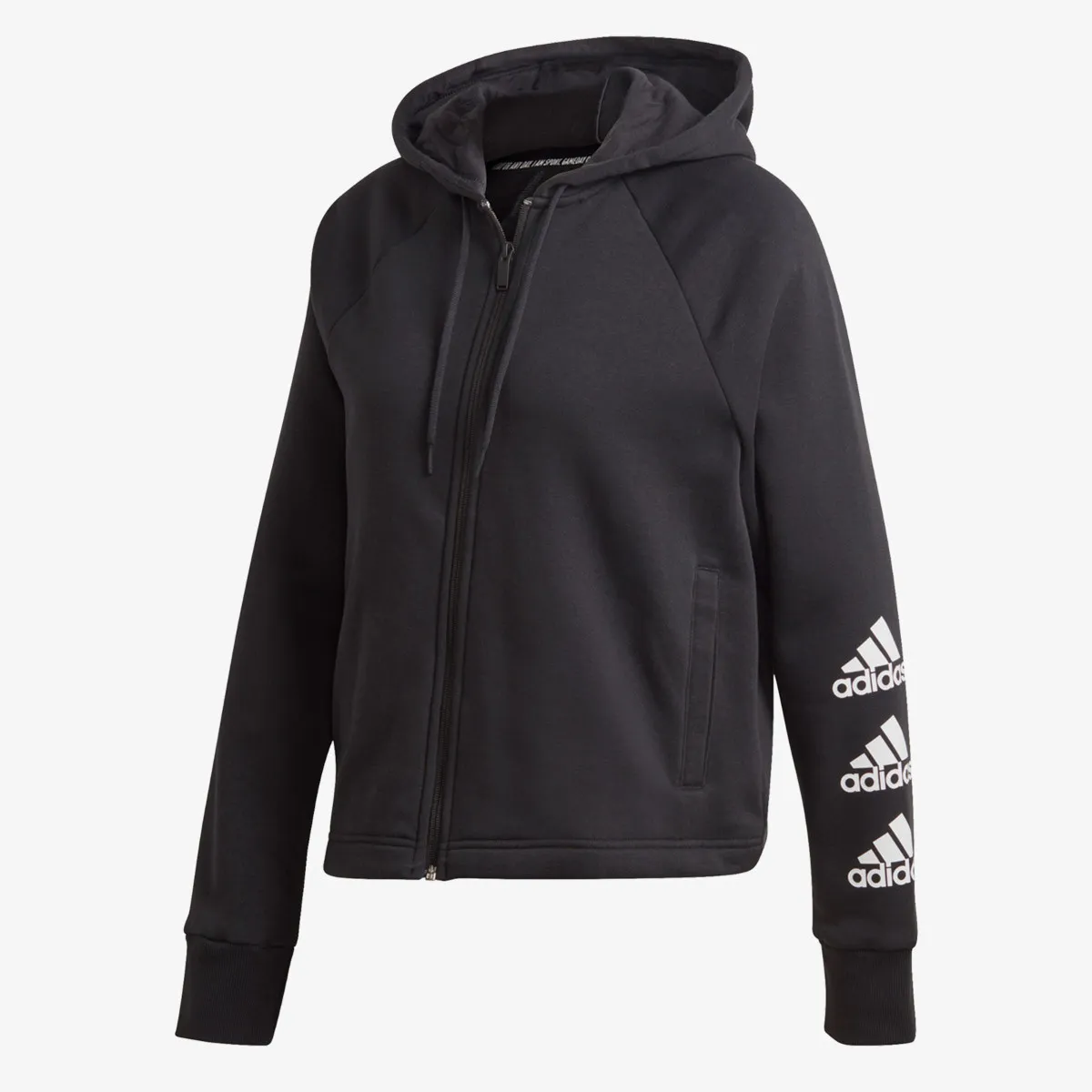 ADIDAS Dukserica W STACKED FZ HD