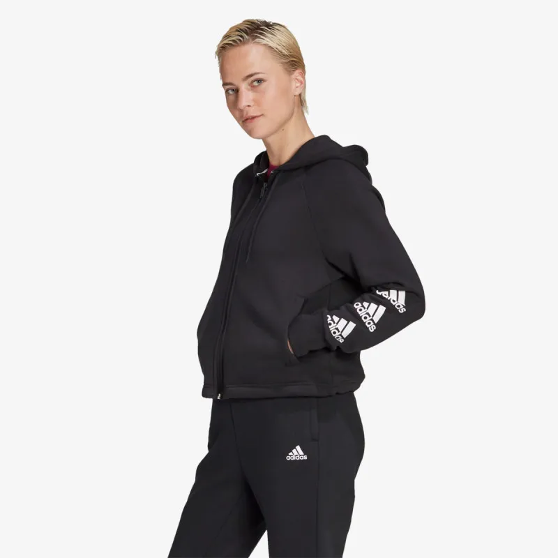 ADIDAS Dukserica W STACKED FZ HD