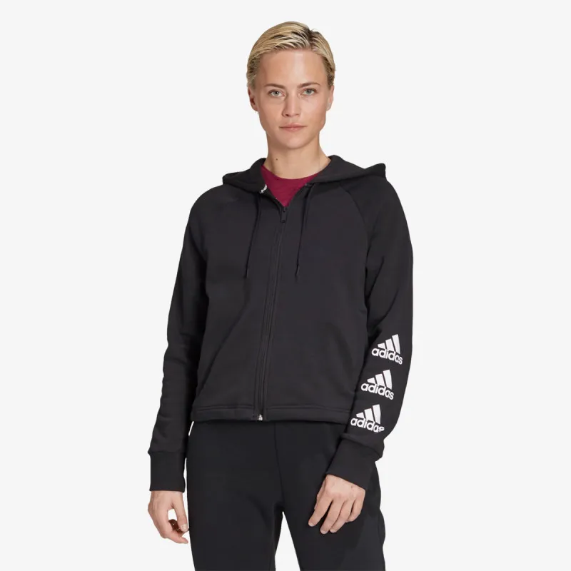 ADIDAS Dukserica W STACKED FZ HD