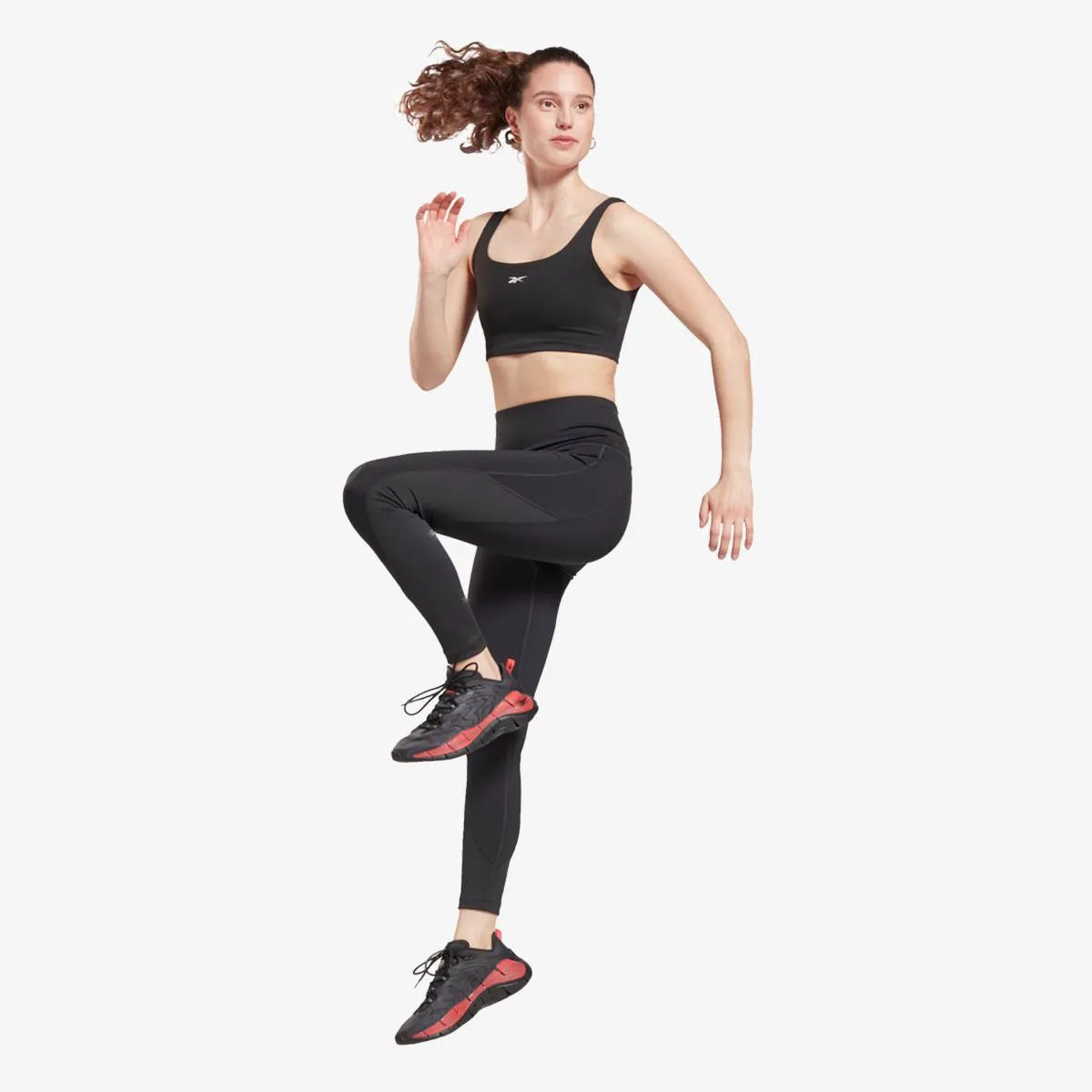 REEBOK Helanke Workout Ready Rib High Rise 