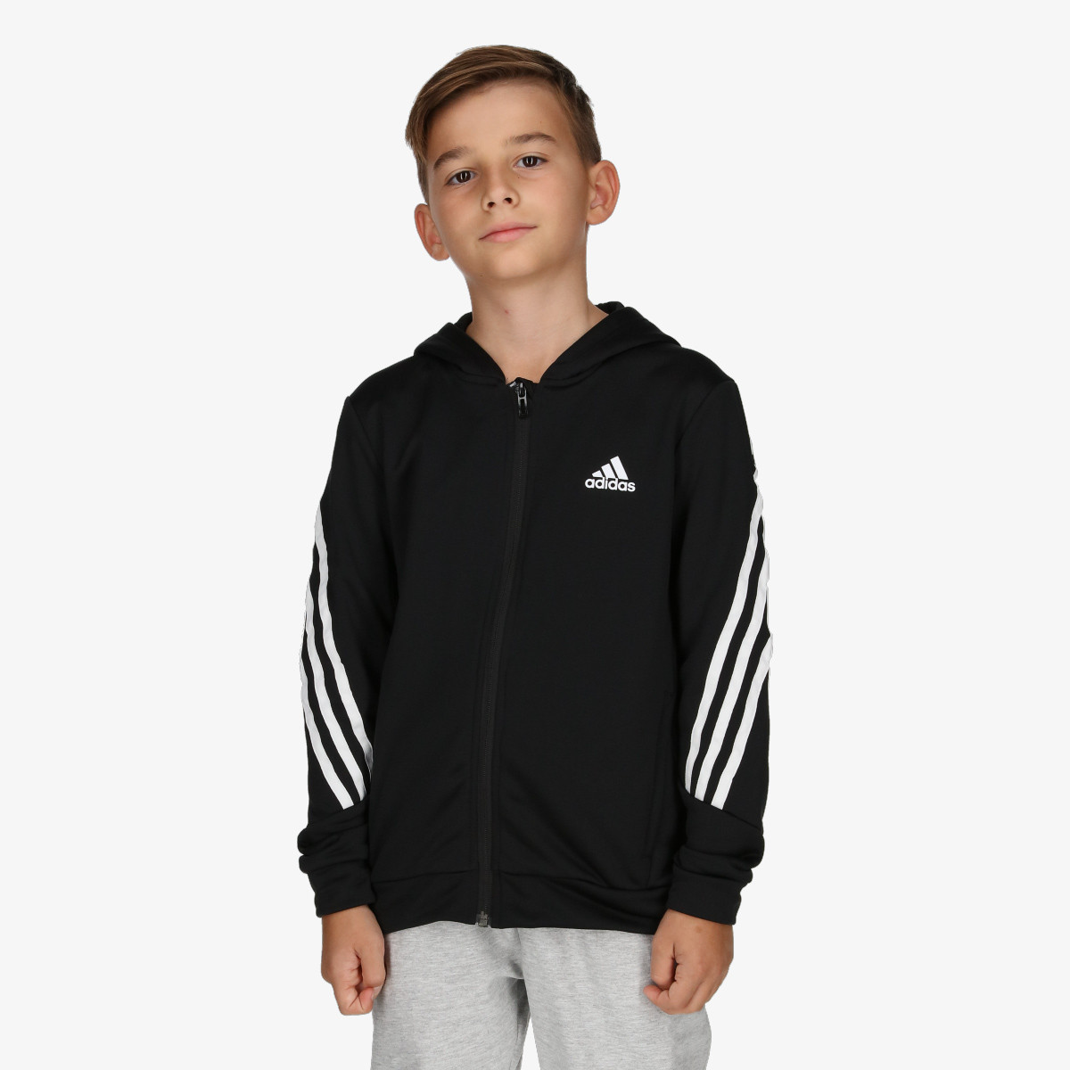 ADIDAS Dukserica AEROREADY PRIMEGREEN 3-STRIPES FULL-ZIP