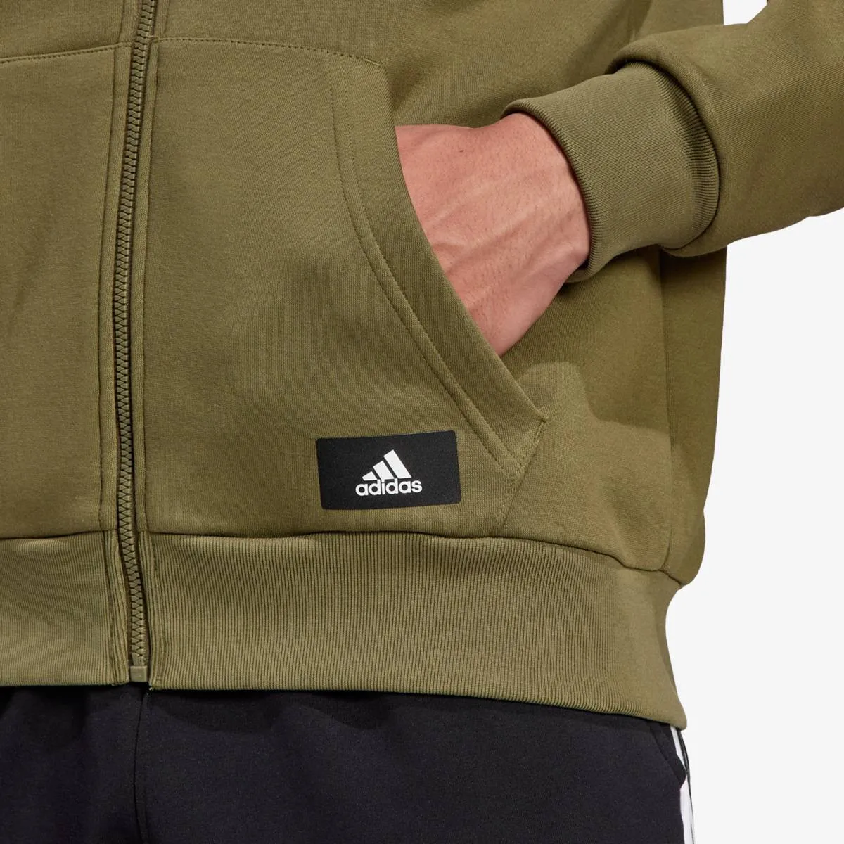 ADIDAS Dukserica SPORTSWEAR FUTURE ICONS WINTERIZED FULL-ZIP 