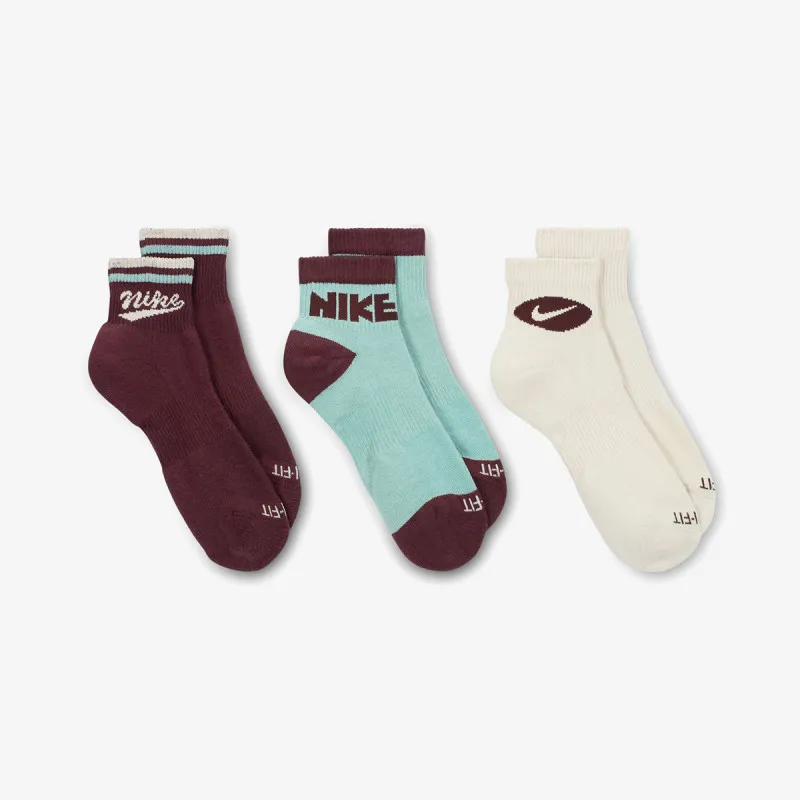 NIKE ČARAPE U NK ED PLS ANKL 3P LFESTL 144 