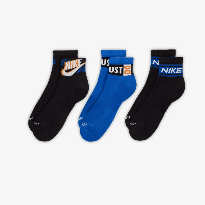 NIKE ČARAPE U NK ED PLS ANKLE 3P SPORT 144
