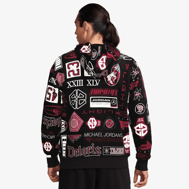 NIKE Dukserica M J ESS AOP FLC PO 