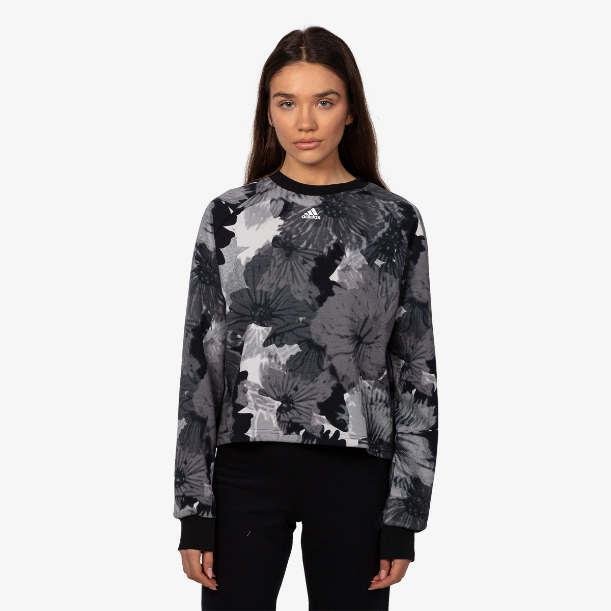 ADIDAS Dukserica W AOP SWT