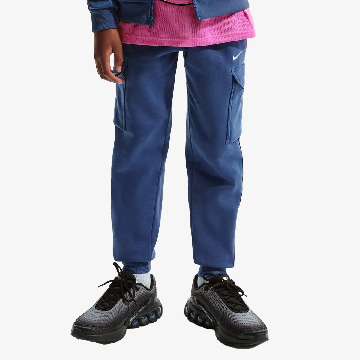 NIKE Donji deo trenerke K NSW CLUB+ FLC CRGO PNT 