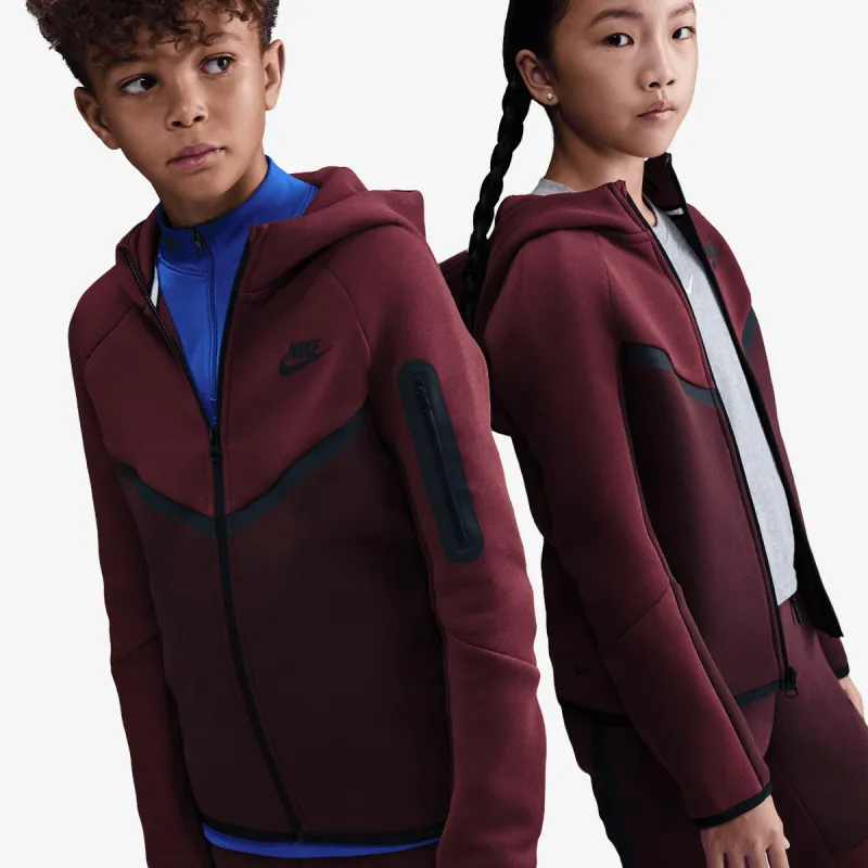 NIKE Dukserica B NSW TCH FLC FZ - PD 