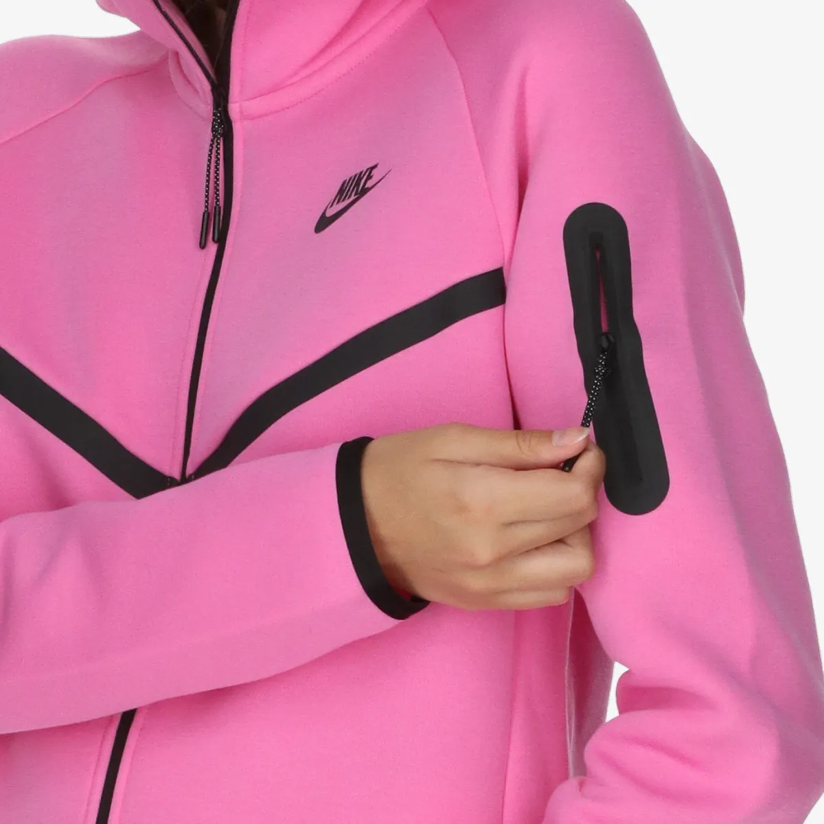 NIKE Dukserica W NSW TCH FLC WR FZ HDY 2 