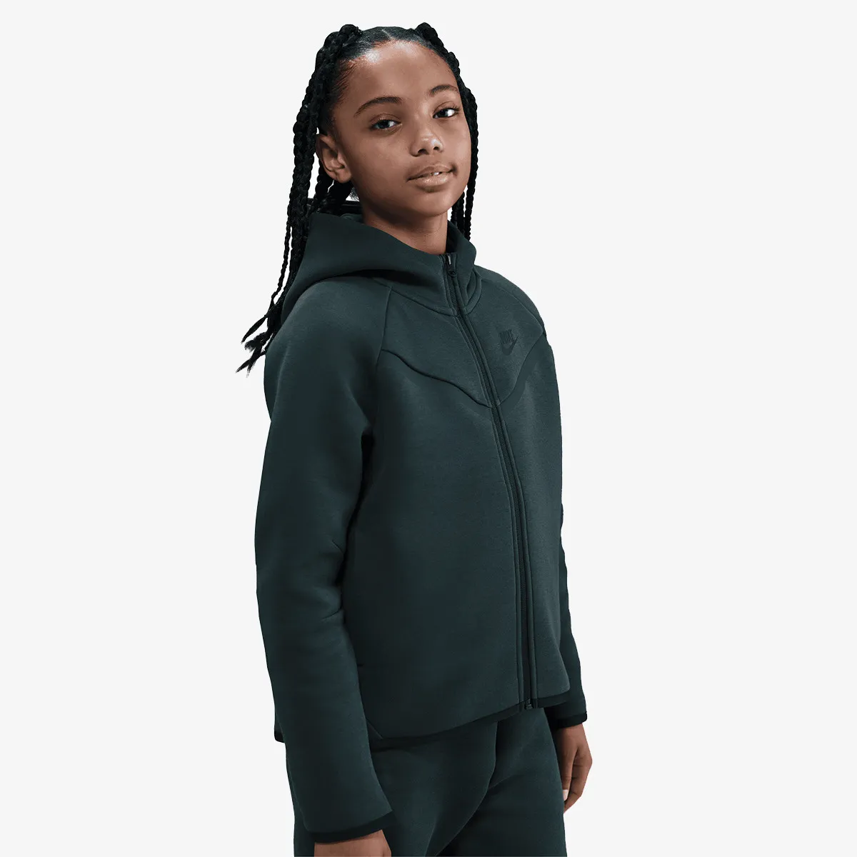 NIKE Dukserica G NSW TCH FLC HD FZ LS - PD 