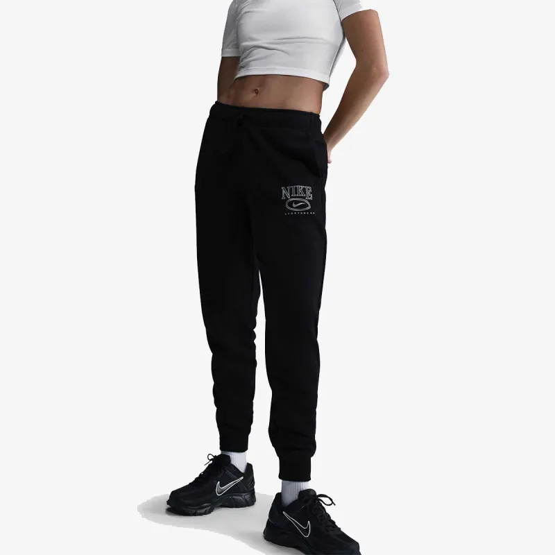 NIKE Donji deo trenerke W NSW CLUB FLC MR GFX STD PANT 