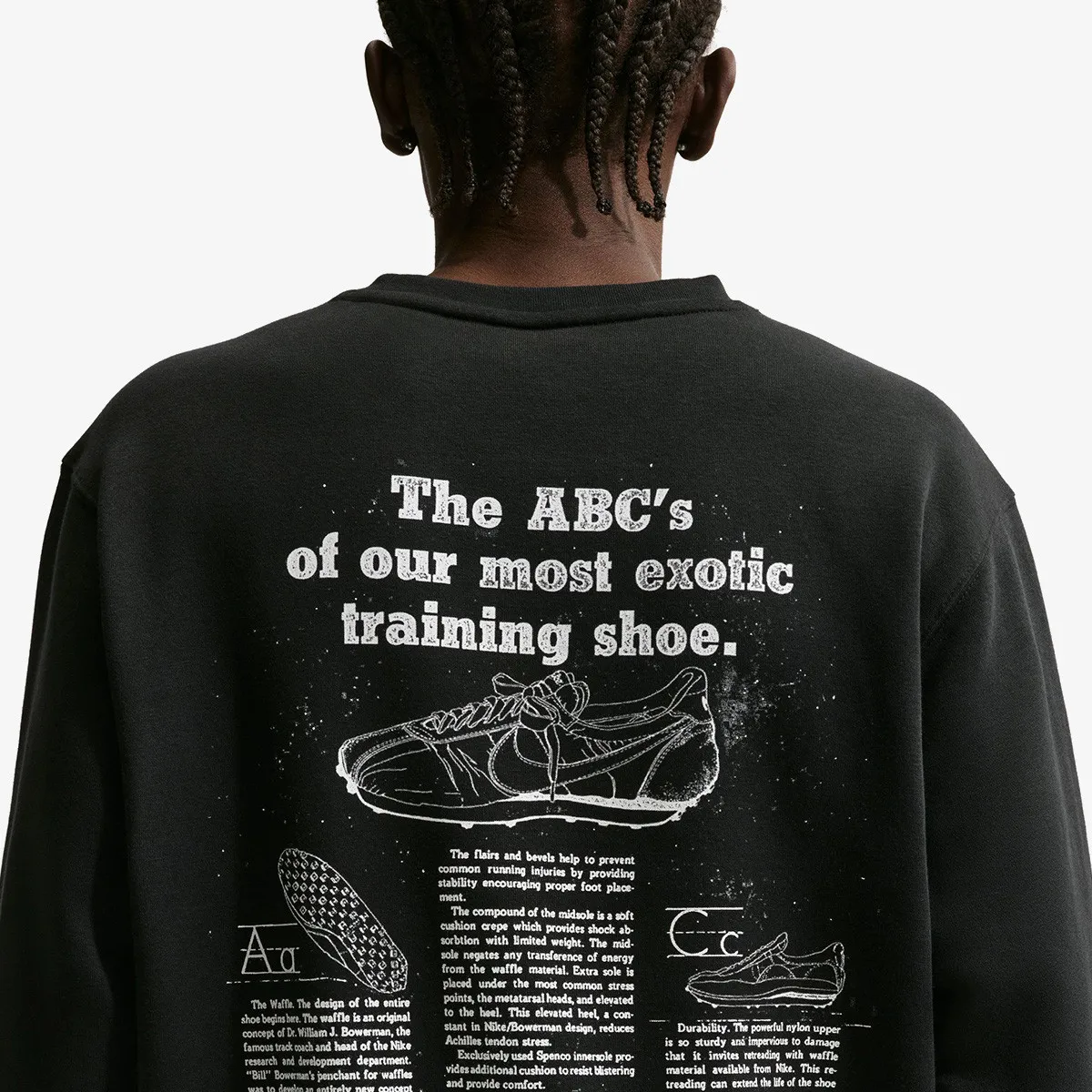 NIKE Majica dugih rukava M NK CLUB BB CREW CTB 