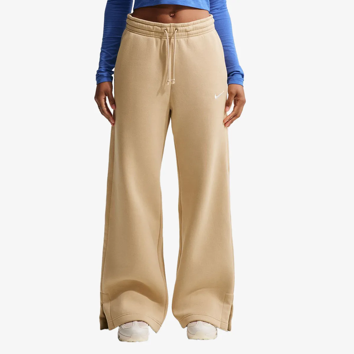 NIKE Donji deo trenerke Phoenix Fleece Wide Leg  2 