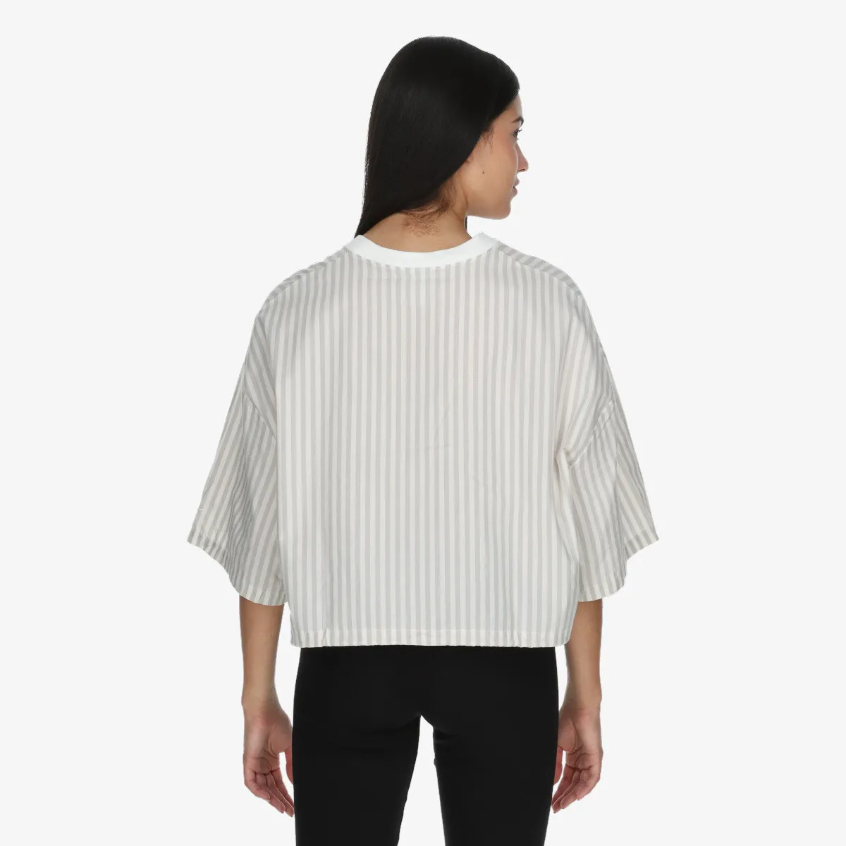 NIKE Majica W NSW STRIPE PPLN BOXY TOP 