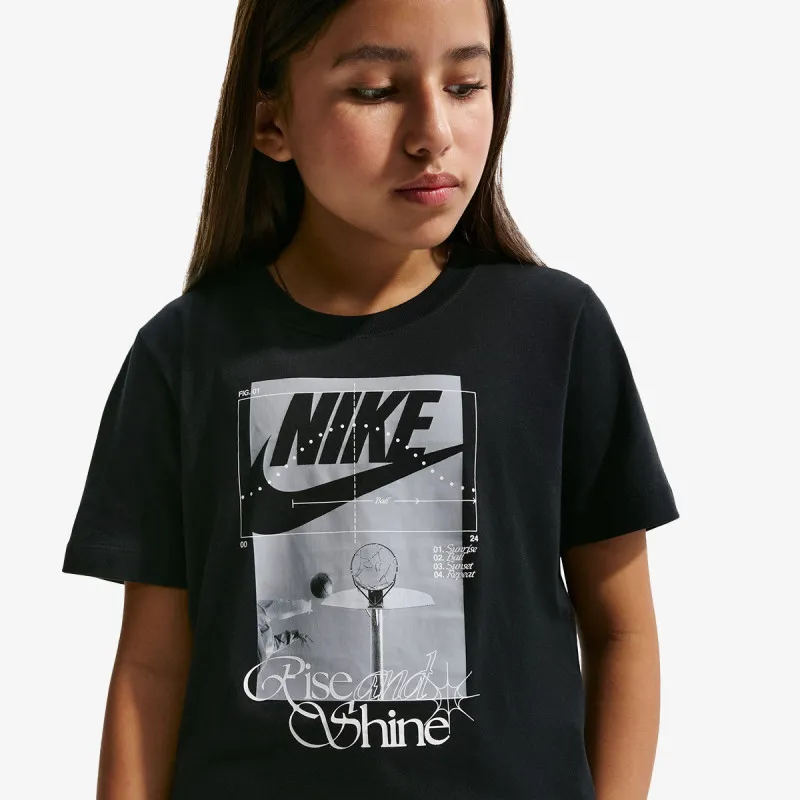 NIKE Majica K NSW TEE RISE AND SHINE 