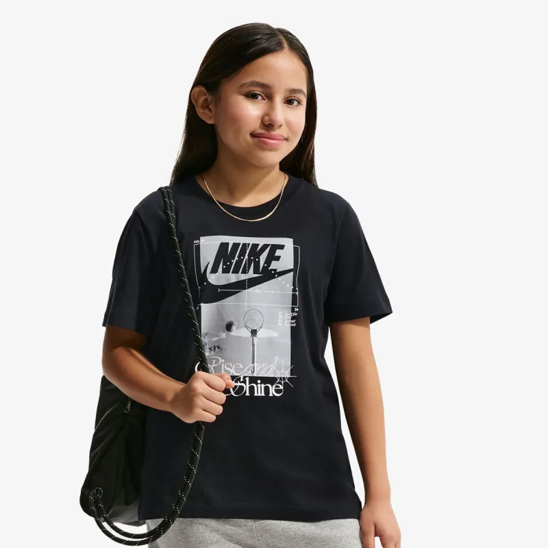 NIKE Majica K NSW TEE RISE AND SHINE 
