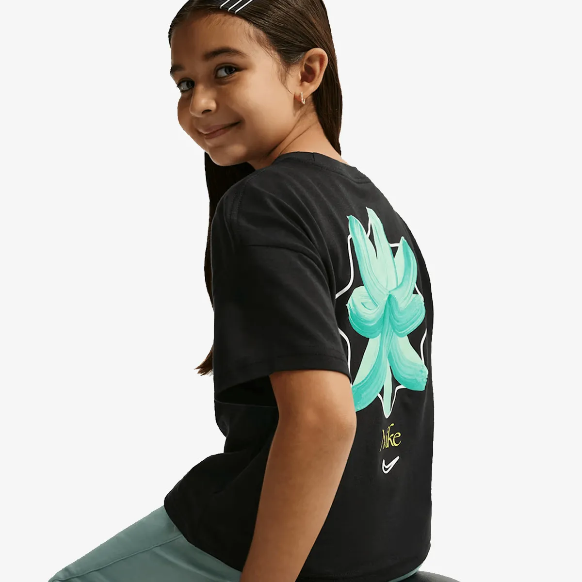 NIKE Majica G NSW TEE OC BOXY FLOWER 