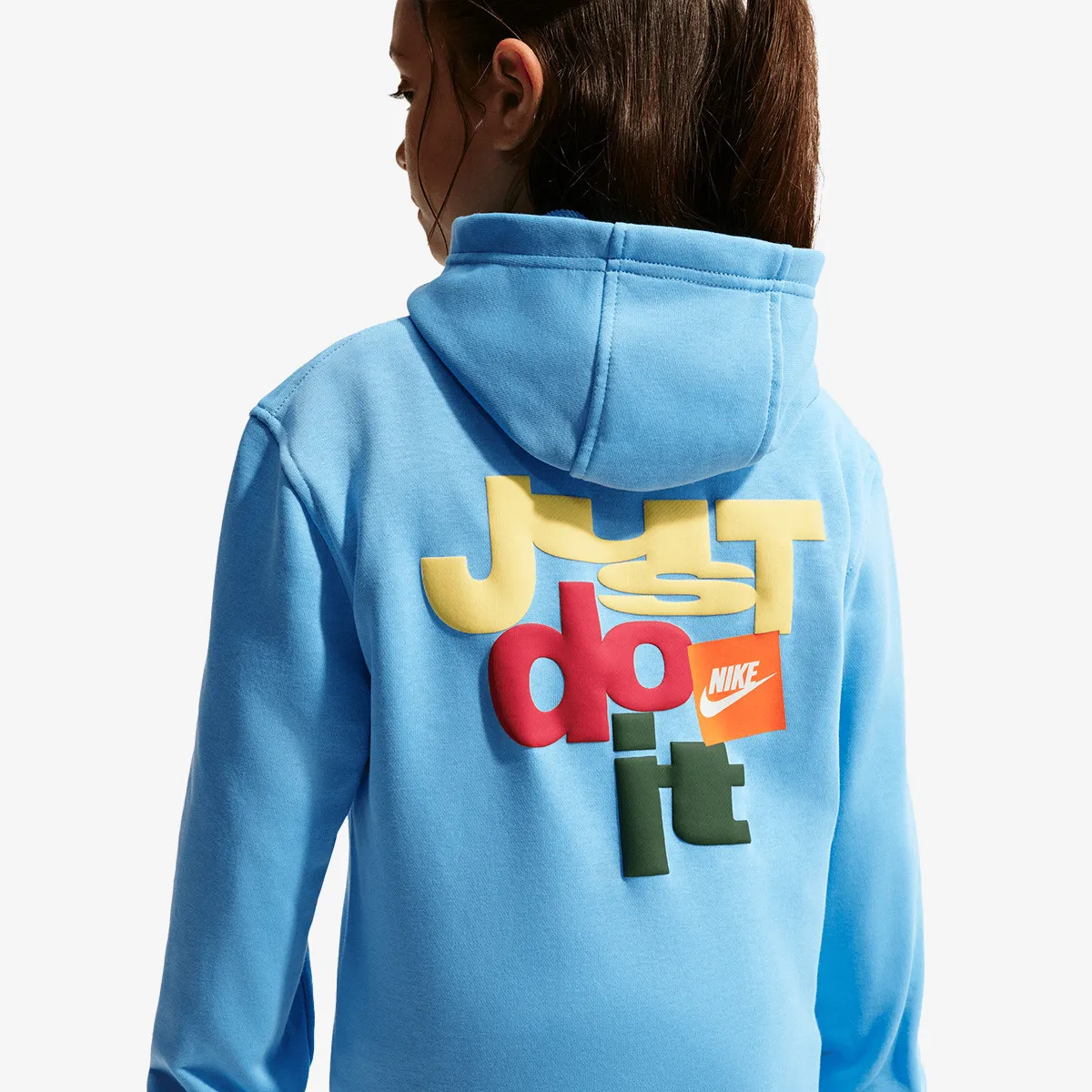 NIKE Dukserica K NSW LS FT TOP CLUB FAM 