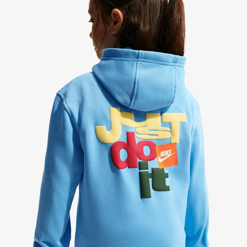 NIKE Dukserica K NSW LS FT TOP CLUB FAM 