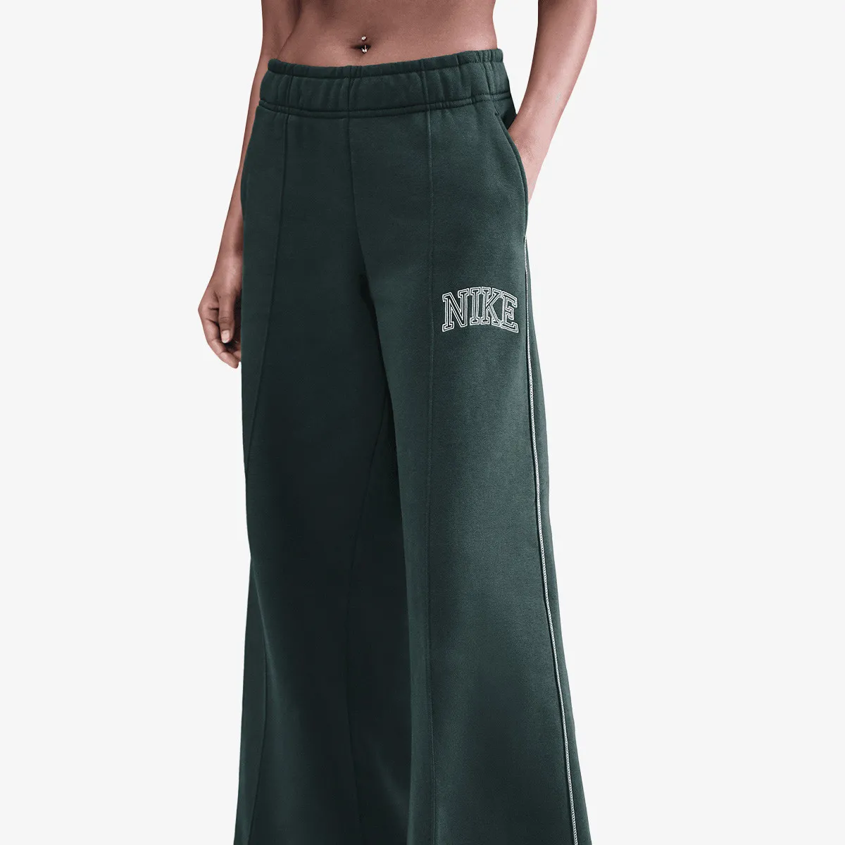 NIKE Donji deo trenerke W NSW PHNX FLC LOGO WIDE LEG