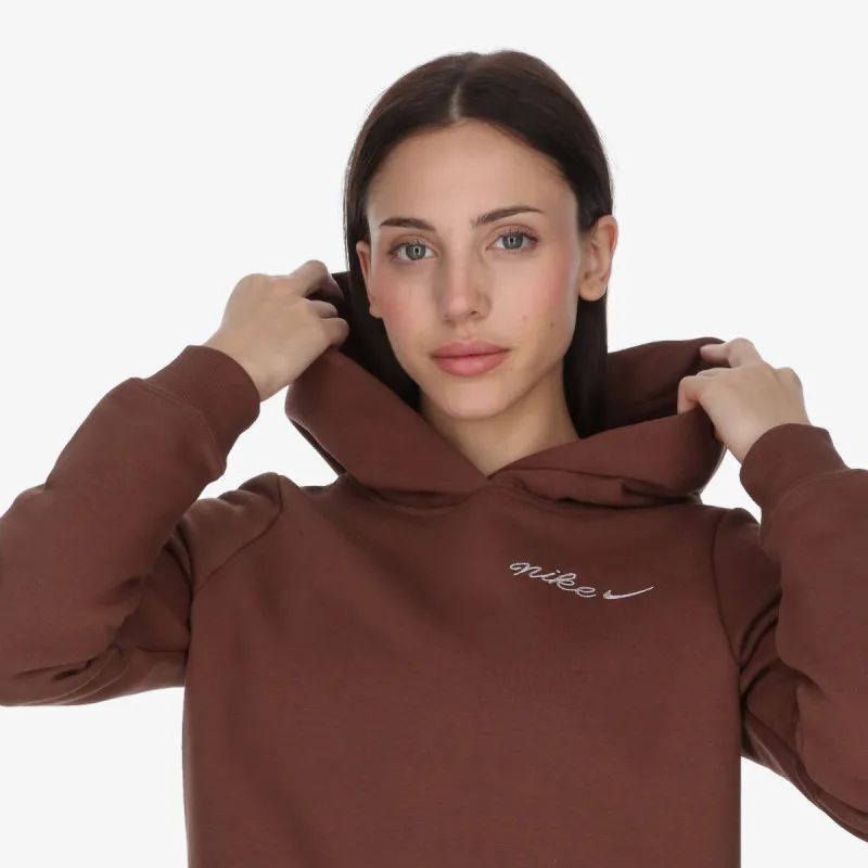NIKE Dukserica W NSW PHNX FLC SHRUNKEN HOODIE