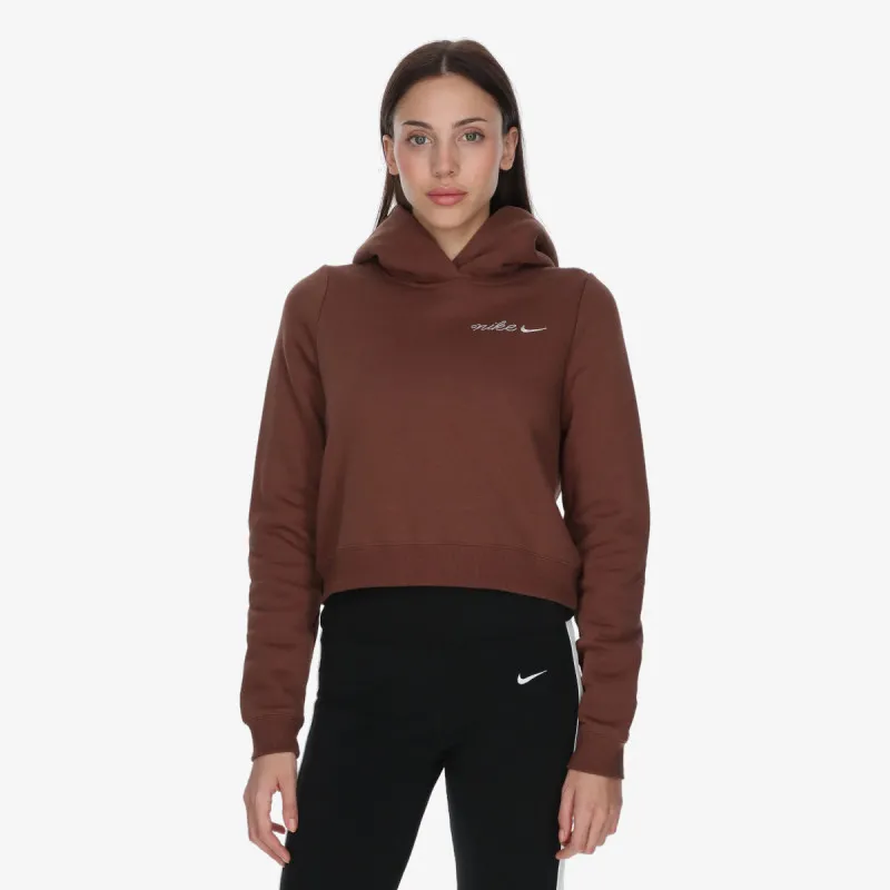 NIKE Dukserica W NSW PHNX FLC SHRUNKEN HOODIE