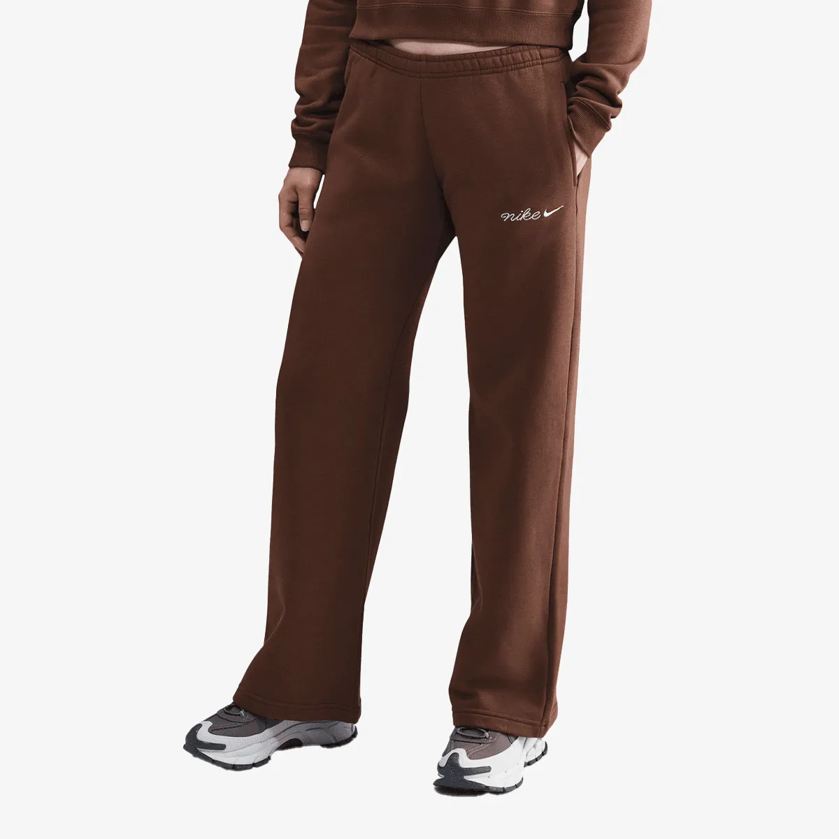 NIKE Donji deo trenerke W NSW PHNX FLC STRGHT LEG PNT