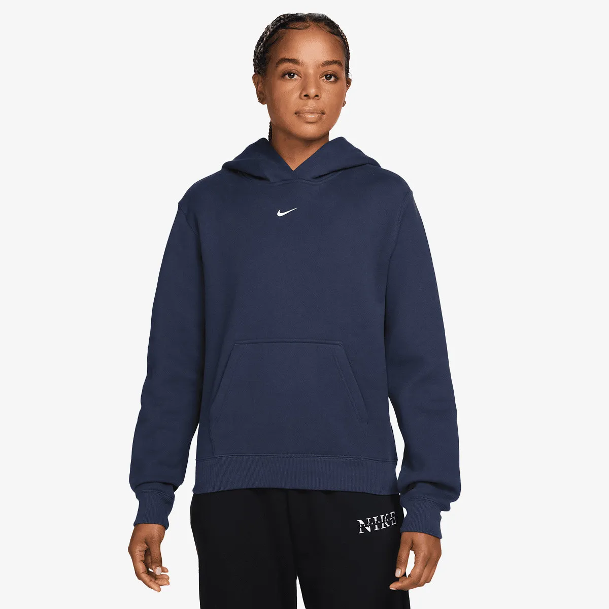 NIKE Dukserica W NK STDO FLC MW STD PO HDY 
