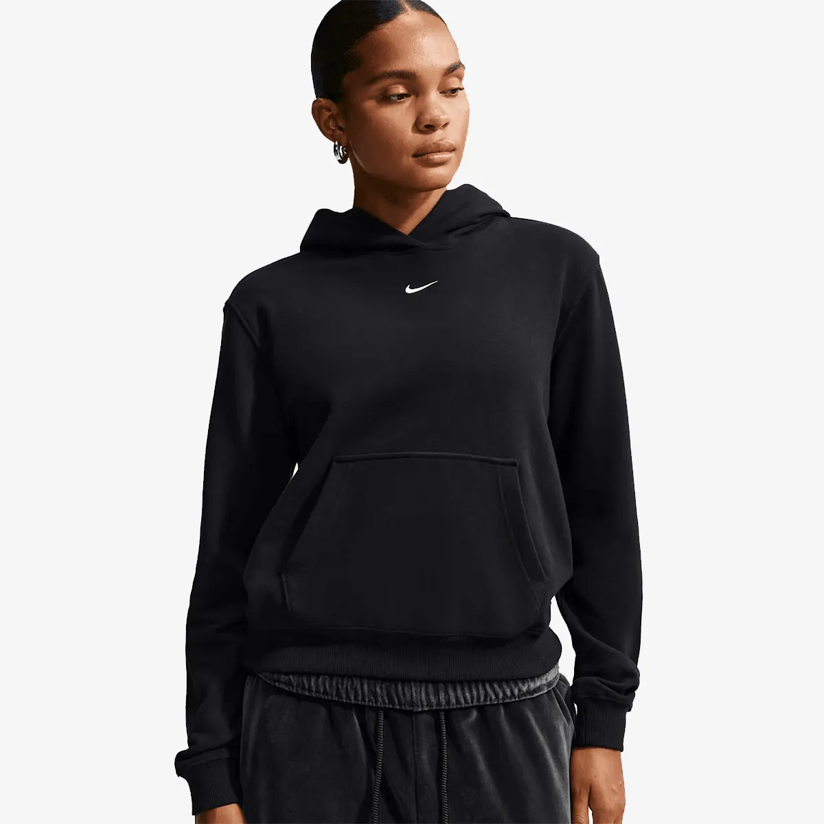 NIKE Dukserica W NK STDO FLC LW STD PO HDY 