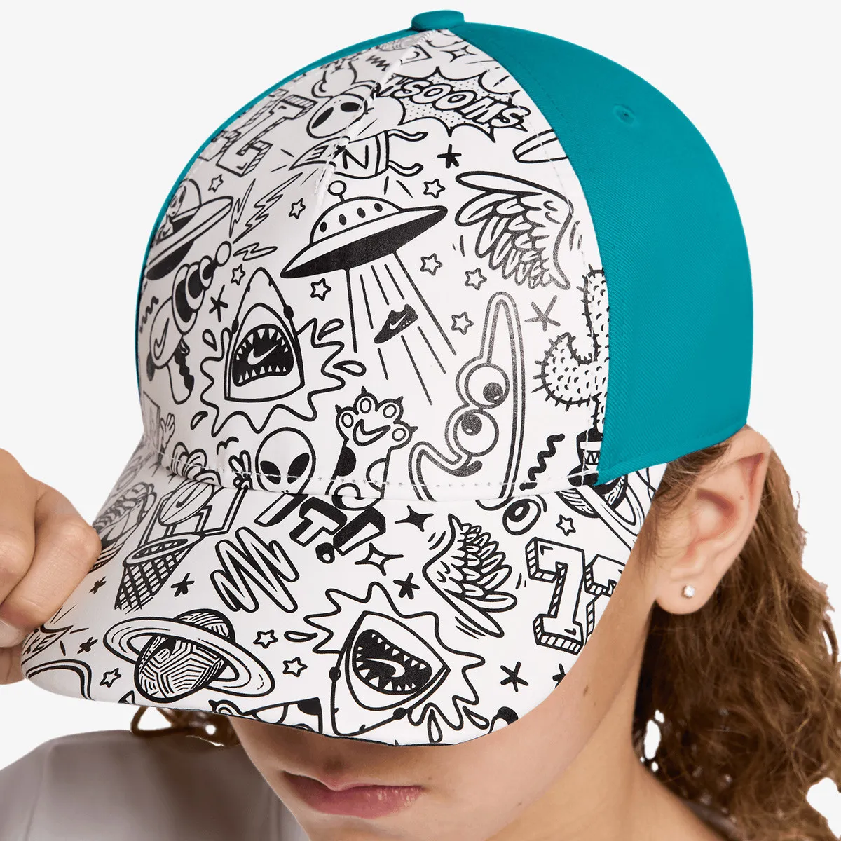 NIKE Kačket K NK CLUB CAP S CB PAPER 