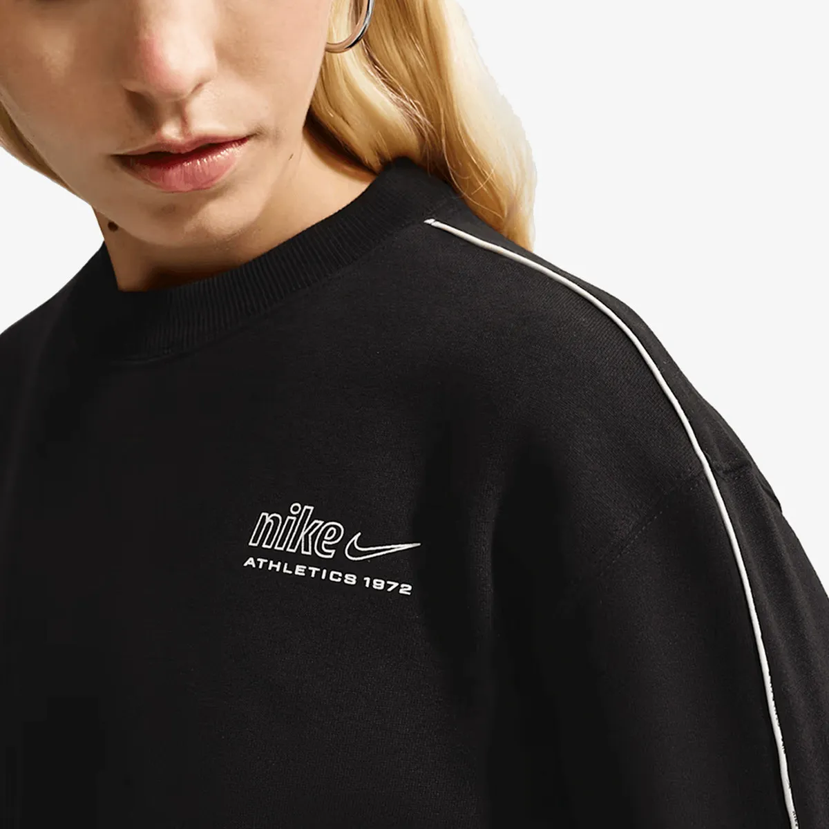 NIKE Dukserica W NK STDO FLC MW STD AD CREW 