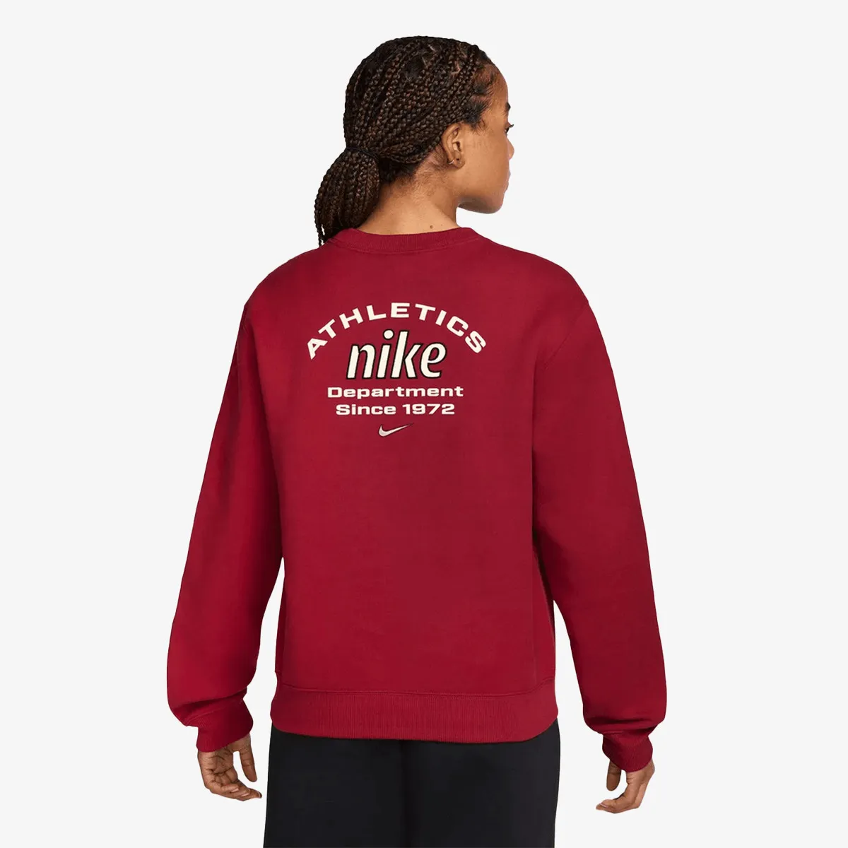 NIKE Majica dugih rukava W NK STDO FLC MW STD AD CREW 