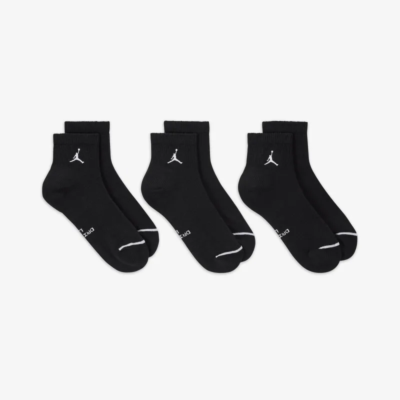 NIKE ČARAPE U J ED ELVD ANKLE 3PR - 144 