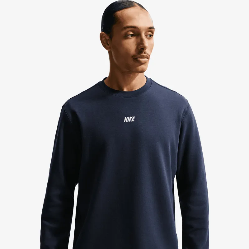 NIKE Dukserica M NK CLUB VARSITY LS CREW 