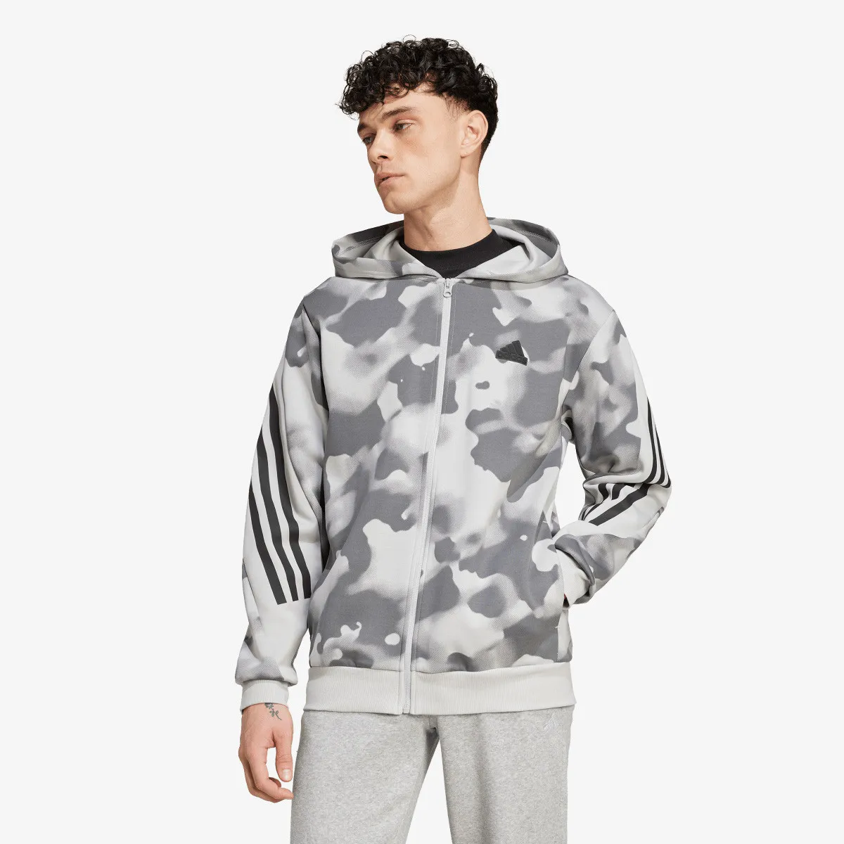 ADIDAS Dukserica M FI 3S FZ AOP