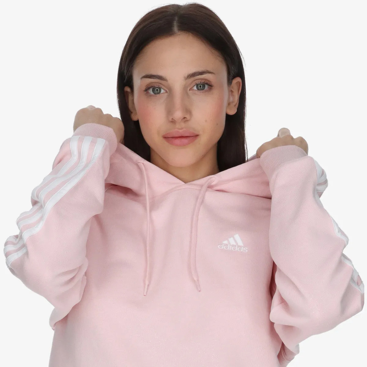 ADIDAS Dukserica W 3S FT CR HD