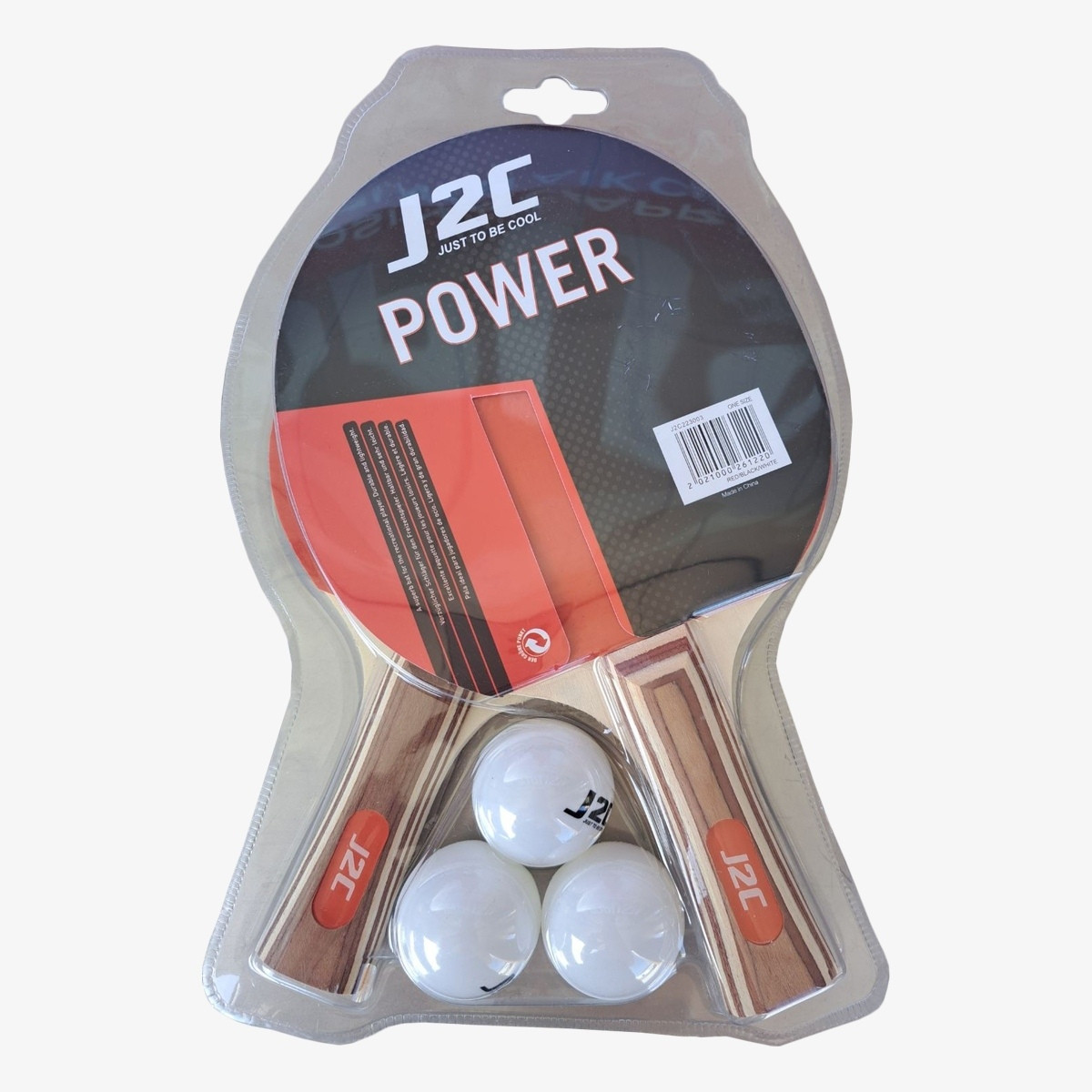 J2C SET ZA STONI TENIS TWO STAR RACKETS WITH BALL SET
