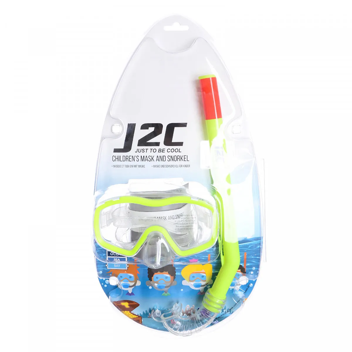 J2C Maska i peraja SET MASK AND SNORKEL
