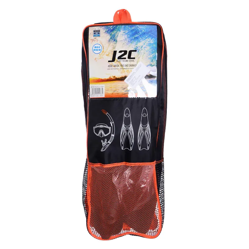 J2C Maska i peraja SET MASK, SNORKEL AND FINS 