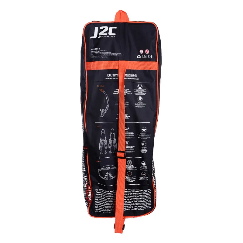 J2C Maska i peraja SET MASK, SNORKEL AND FINS 