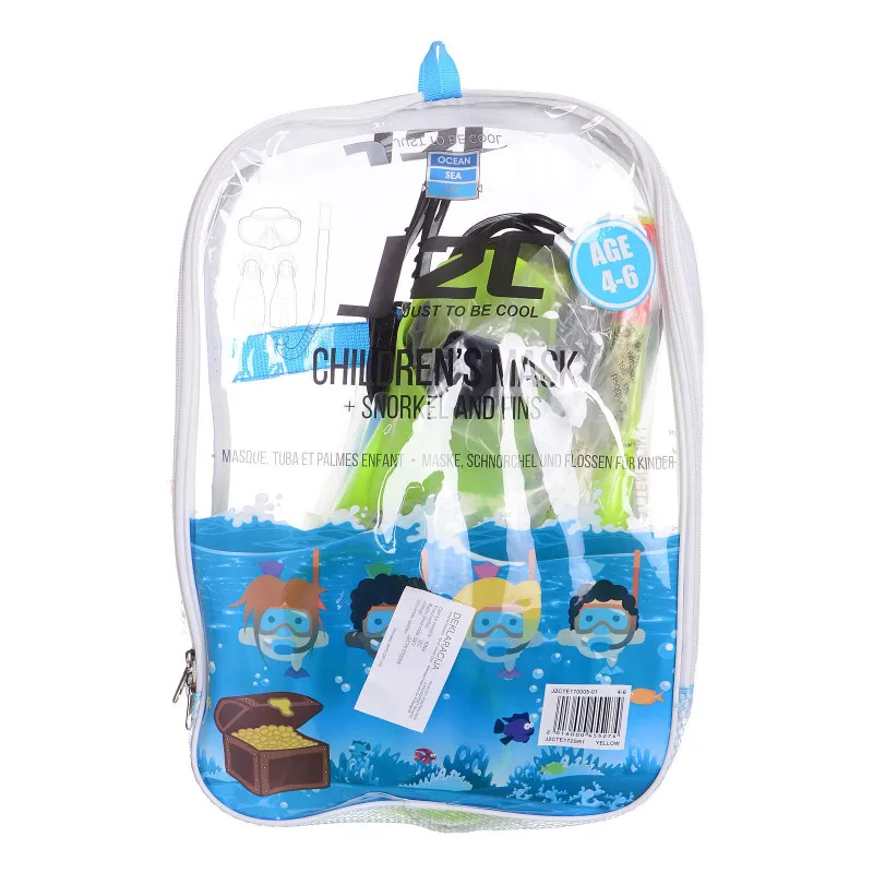 J2C Maska i peraja SET MASK, SNORKEL AND FINS